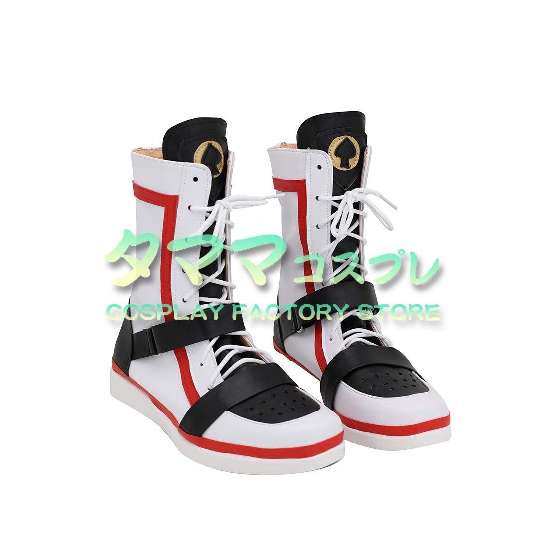 ツイステ ハーツラビュル デュース 寮服 コスプレ 衣装 ブーツ・ウィッグ付き Amazon.co.jp: デュース・スペード ツイステッドワンダーランド